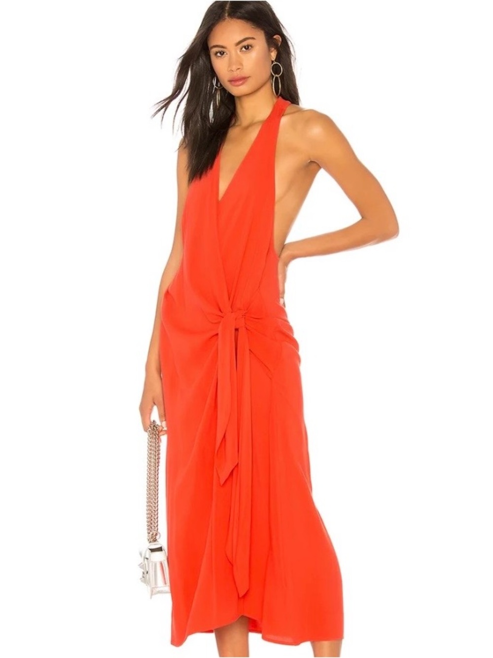 Wrap Cover Up in Bittersweet by KENDALL + KYLIE size small